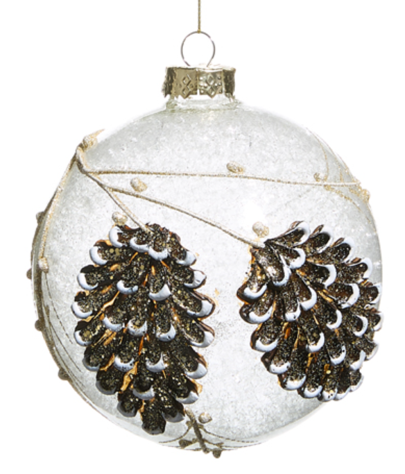 5" Pinecone Ball Ornament