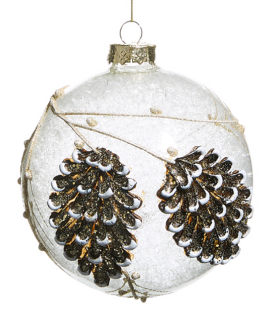 5" Pinecone Ball Ornament