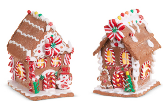 Lighted Gingerbread House