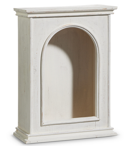 White Curio Mini Cabinet