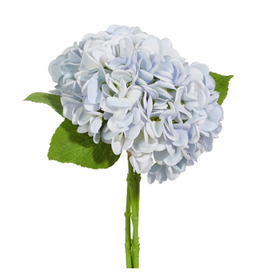 13" Real Touch Light Blue Hydrangea Bundle