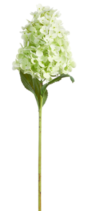 29" Real Touch Green Hydrangea Stem