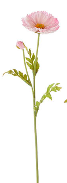 23" Real Touch Poppy Stem