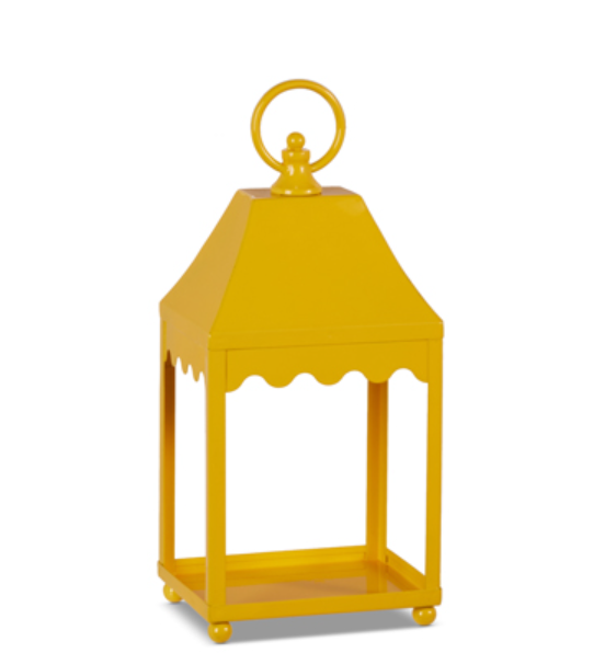 13.5" Yellow Lantern