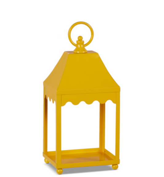 13.5" Yellow Lantern