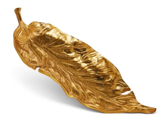14" Gold Leaf Tray