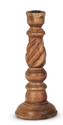Set of 3 Wooden Candle Sticks