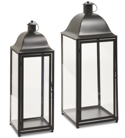 Black Floor Lanterns