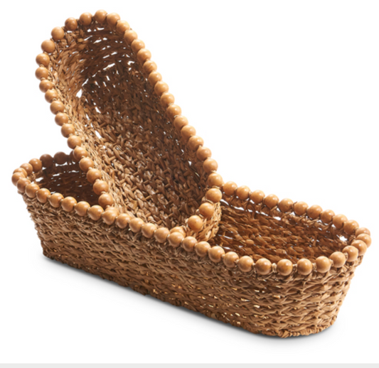 Woven Beaded Baskets