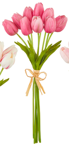 15" Real Touch Tulip Bundles