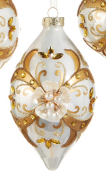Floral Embellished Ornament