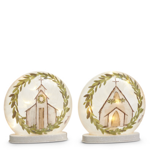 Lighted Church Disc