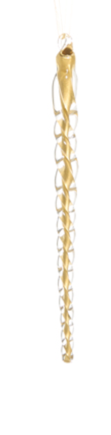 Gold Icicle Ornaments