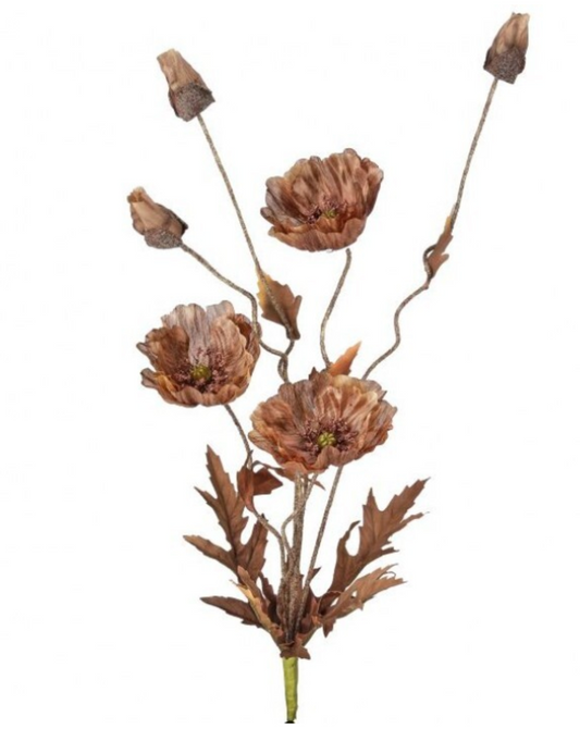 22" AUTUMN POPPY SPRAY