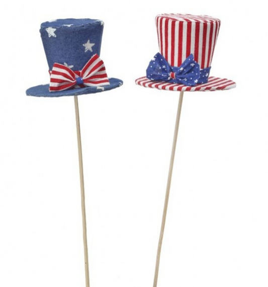 FABRIC UNCLE SAM HAT PICK