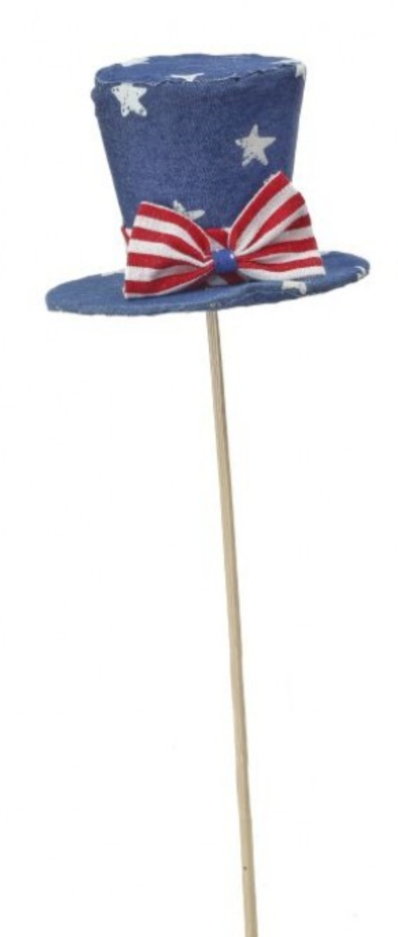FABRIC UNCLE SAM HAT PICK
