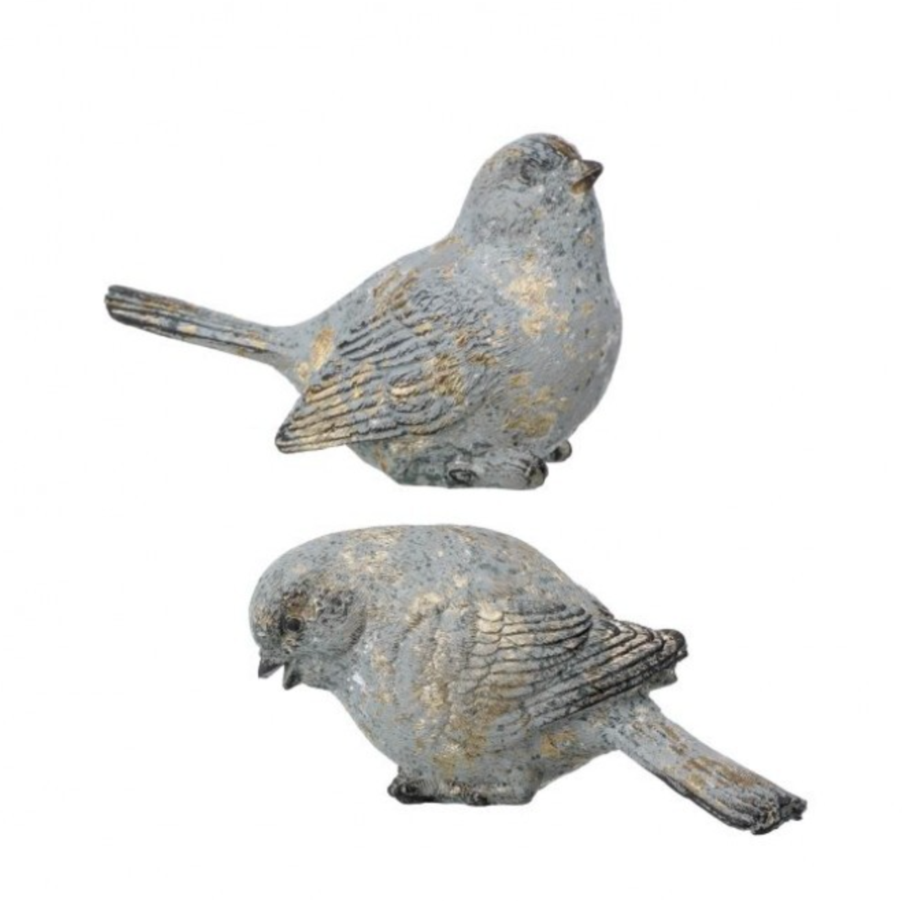 Grey Resin Bird