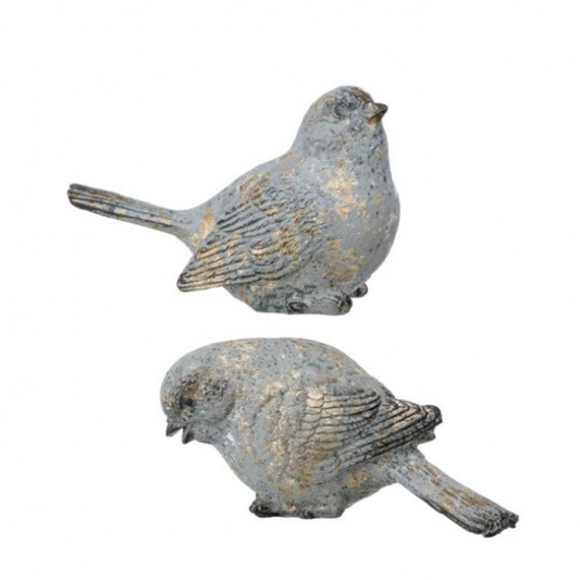 Grey Resin Bird