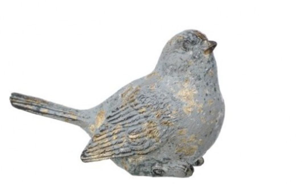 Grey Resin Bird