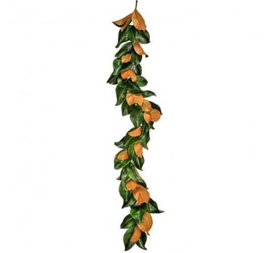 MAGNOLIA LEAF GARLAND 55"