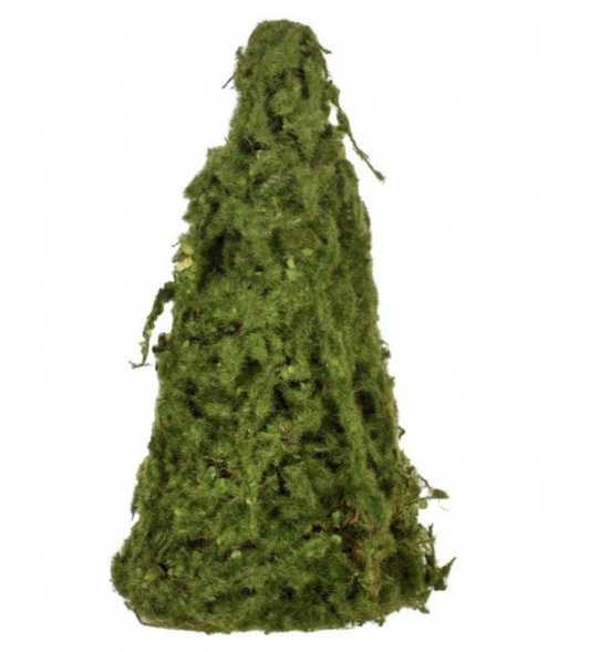 MOSSED CONE TREE 12"