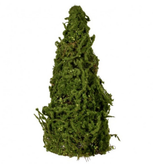 MOSSED CONE TREE 18"