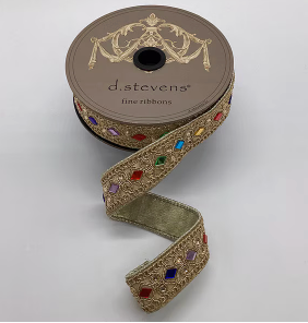 Jeweled Gold Ribbon