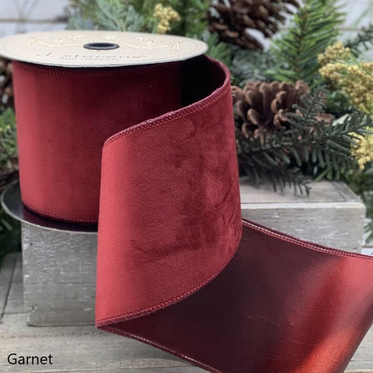 Velvet Taffeta - Garnet