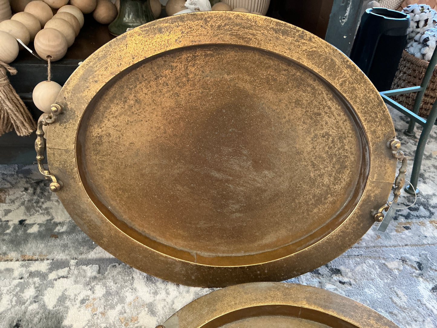 Antique Gold Tray