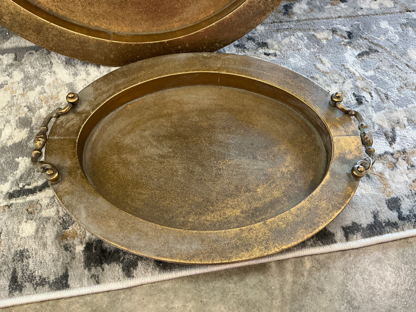 Antique Gold Tray