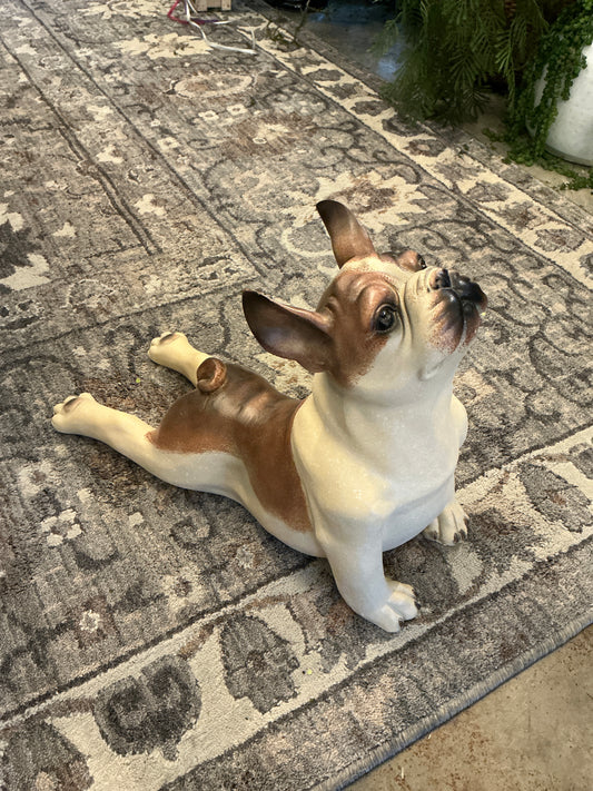 Dog Yoga 15"L x 11"H Resin