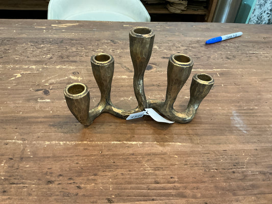 Taper Candle Holder 9"L x 6"H Resin
