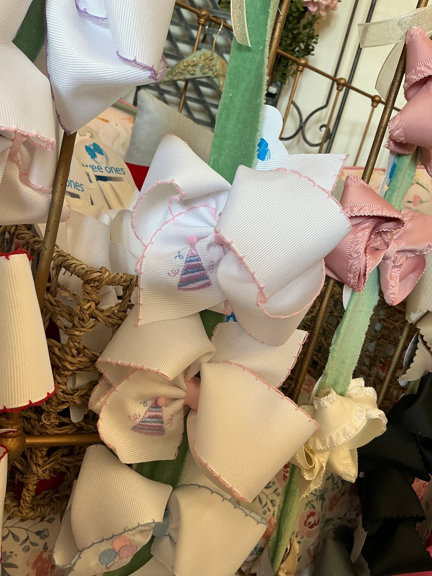 Stitched Birthday Bows