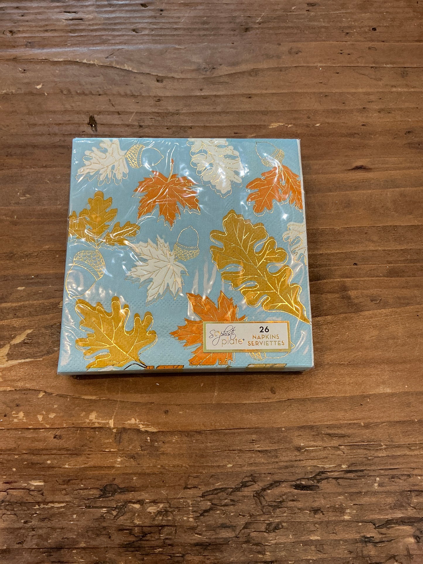 Gilded Harvest Cocktail Napkin