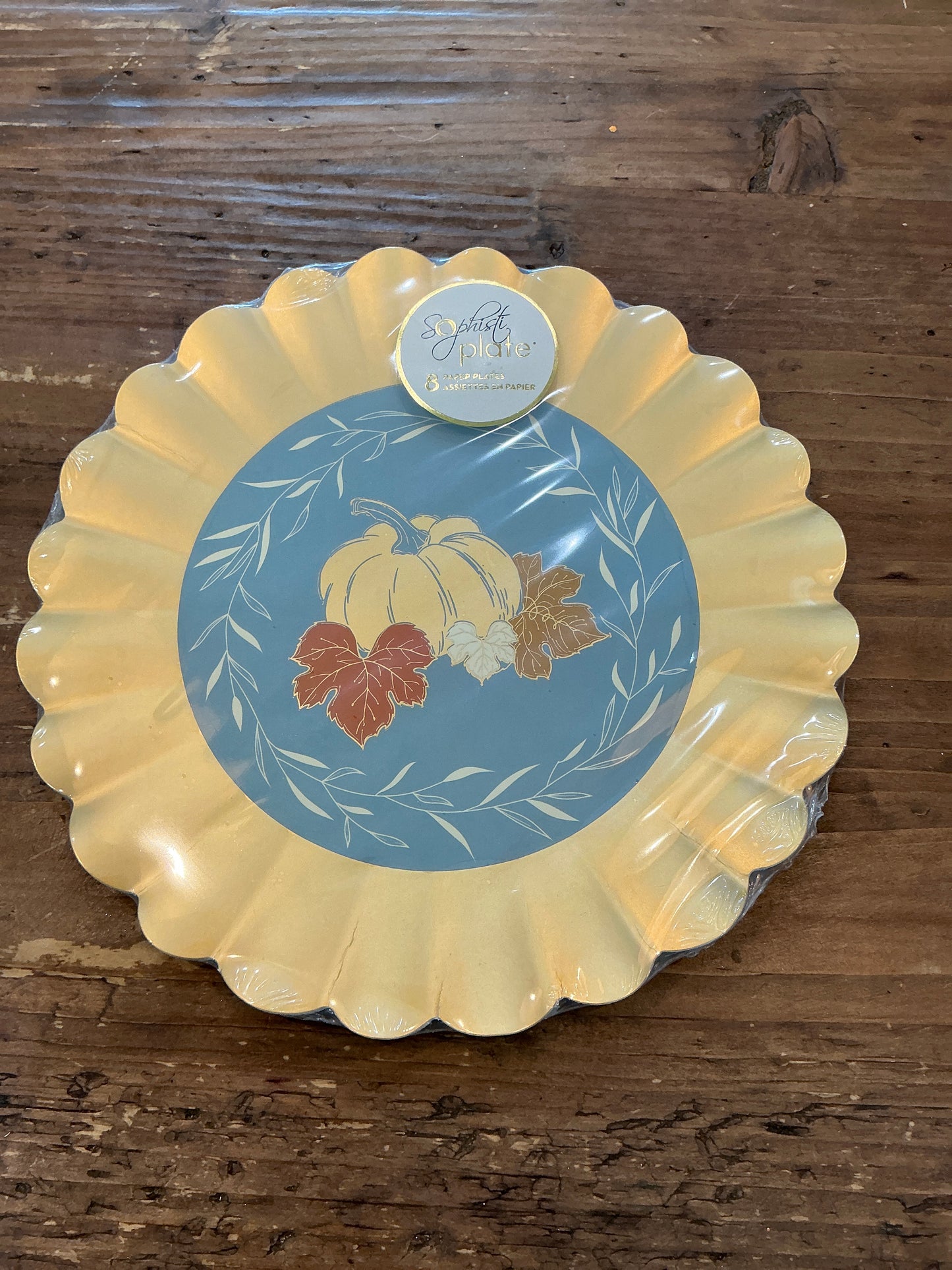 Gilded Harvest Dinner Plate