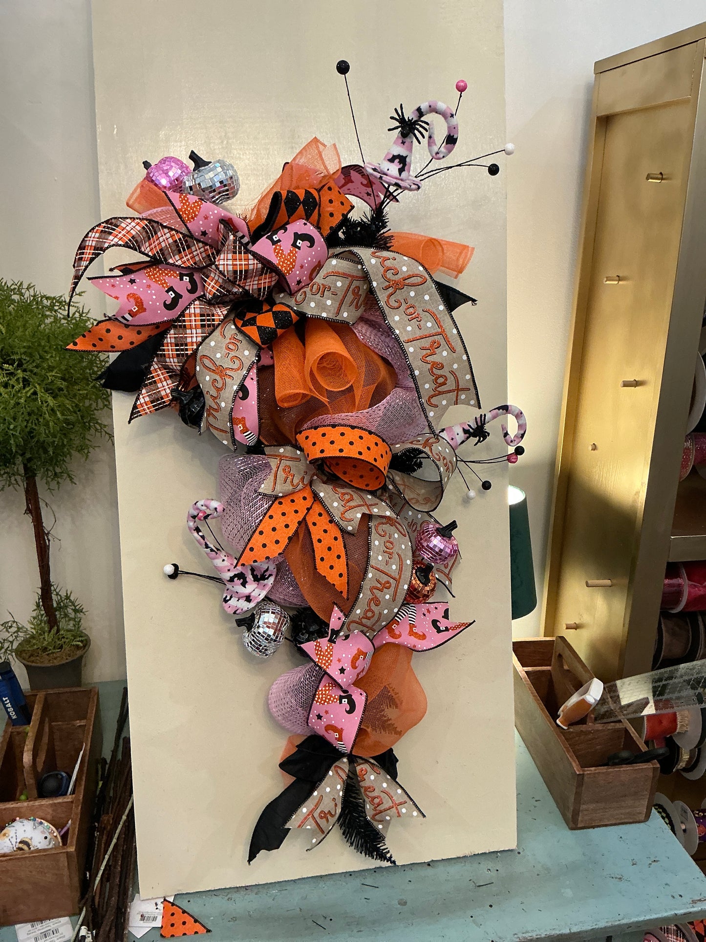 Halloween Teardrop Door Hangers