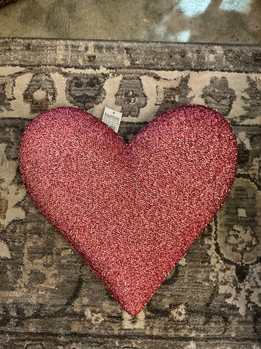 Hanging Pink Heart - Med