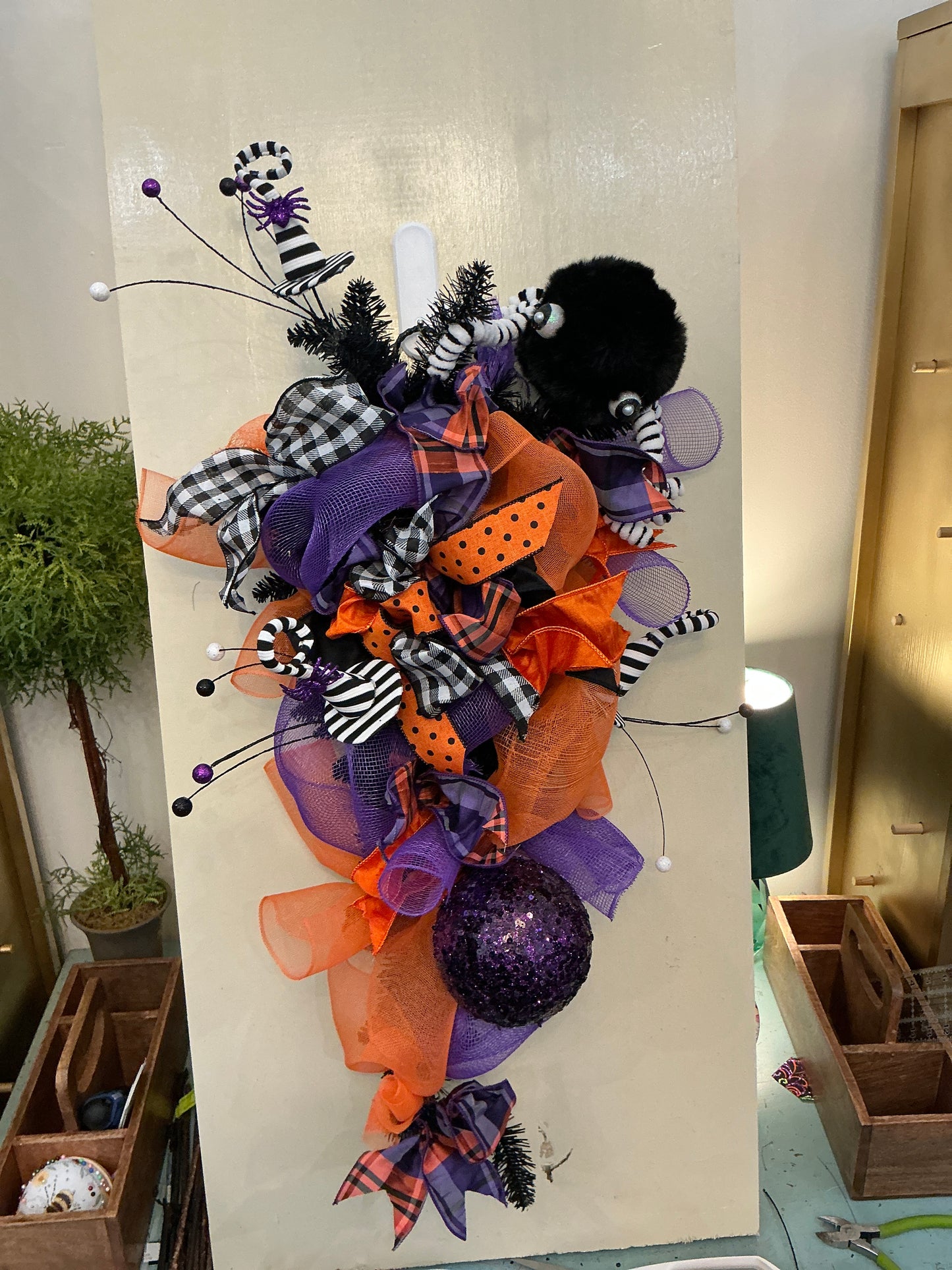 Halloween Teardrop Door Hangers