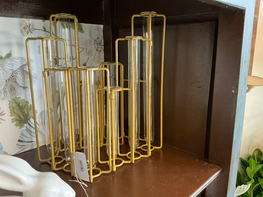 Circle Test Tube Vases - 5