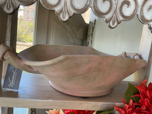 POTTER'S HANDLED PLANTER 18''L,TEWH
