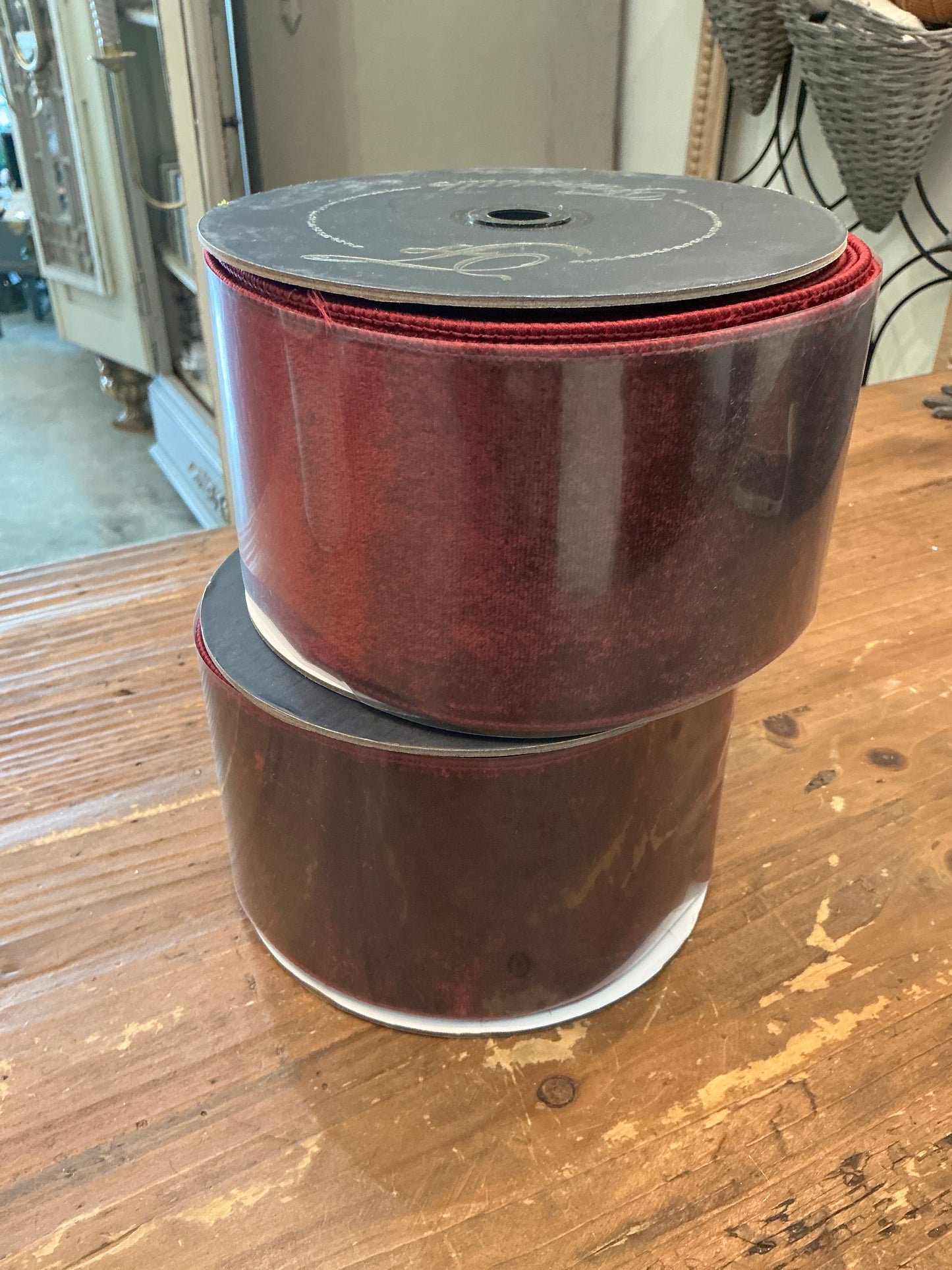 VELVET - BURGUNDY - 4IN