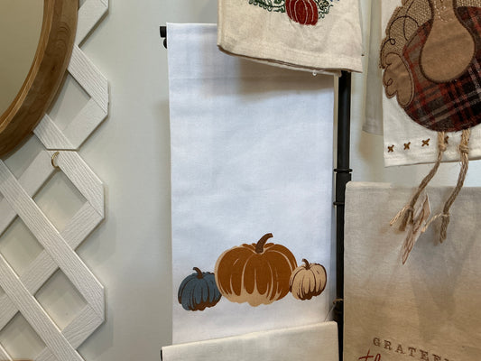 Pumpkin Trio Tea Towel