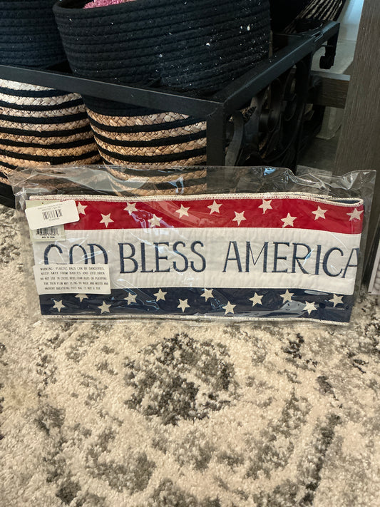 BLRW 6"X44" "GOD BLESS AMERICA" BANNER 
