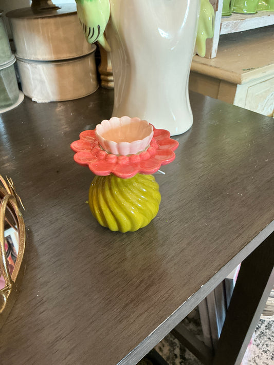 Candle Holder/Vase 4.25"H Dolomite