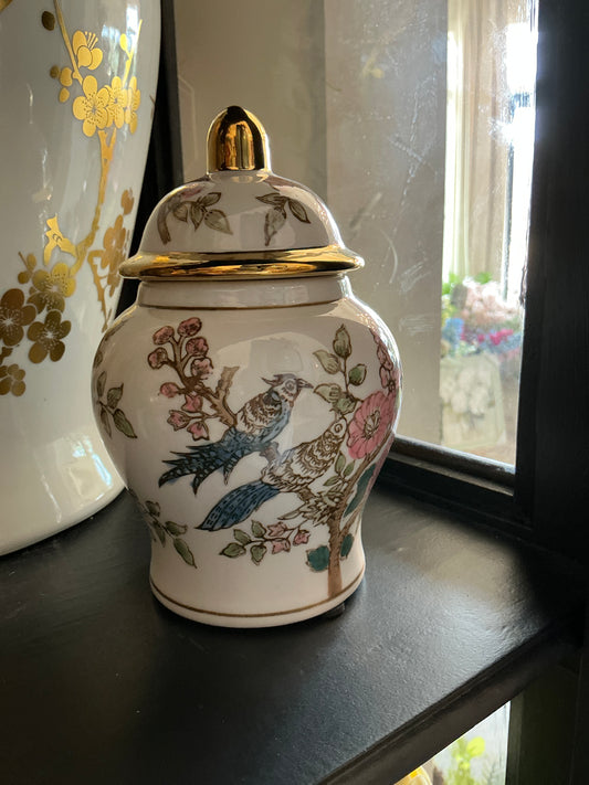 Bird Ginger Jar