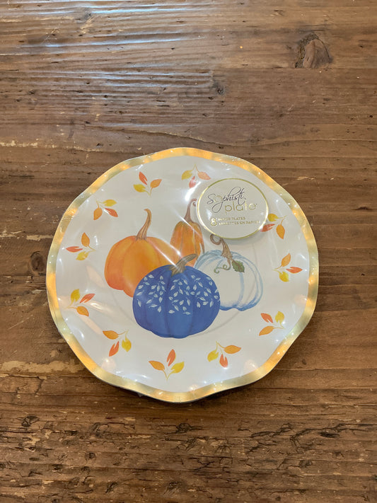 Harvest Blues Salad Plate