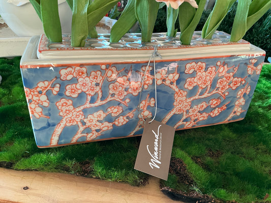 LONGLIFE FLOWER ARRANGER GRAY BLUE