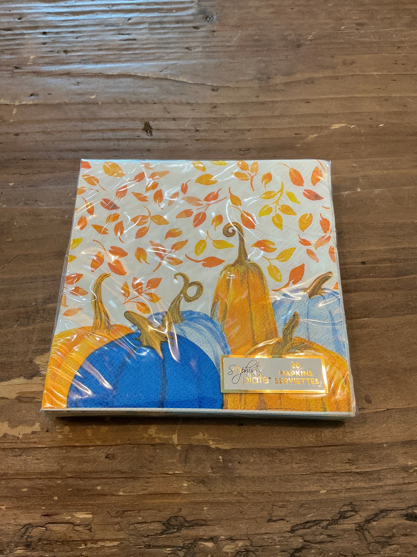 Harvest Blues Cocktail Napkin