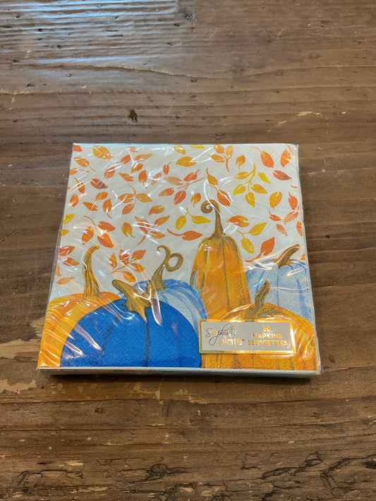 Harvest Blues Cocktail Napkin