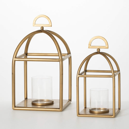 Gold Metal Lantern